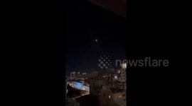 Jerusalem: Boom Of Explosion Heard, Iranian Missile Attack Seen Over Night Sky