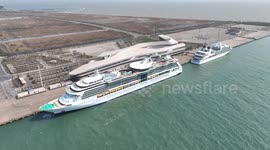 China's Tianjin port welcomes three int'l cruise ships within a week