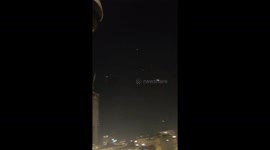 Eyewitness footage shows missiles and drones attack by Iran in Jerusa