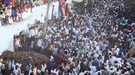 Thousands of Devotees throw cow dung at each other during epic ritual in India