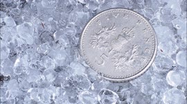 Sleet and hailstones seen during spell of severe weather in Kent, UK