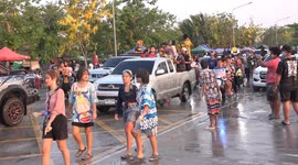 The happiest carnival on the planet as Thai people celebrate Thai New Year also known as Songkran festival.
