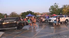 The happiest carnival on the planet as Thai people celebrate Thai New Year also known as Songkran festival.