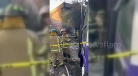 Three people died in a helicopter crash in the capital of Mexico