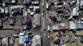 Drone footage shows widespread flooding in Kazakhstan leaving towns underwater