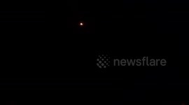 Iranian missiles crossing Syria Sky towards Israel