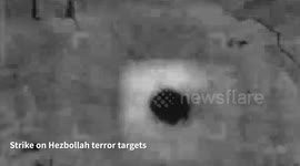 IDF fighter jets and artillery struck Hezbollah terror targets in Lebanon