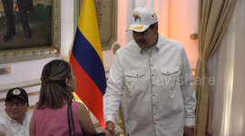 Meeting between Maduro and Petro in Caracas, Venezuela