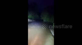 Severe Flash Flooding Caused by Torrential Rain Hits Jasper County, USA