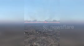 Grassland Inferno Ravages Santa Rosa, Guatemala