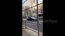 US: Former President Trump’s Motorcade Heads To Manhattan Courthouse