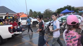 The happiest carnival on the planet as Thai people celebrate Thai New Year also known as Songkran festival.