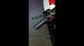 Baby cobra coils round motorcycle handlebars