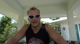 Kind hearted diver saves baby shark from being eaten after buying it from restaurant and releasing it back into ocean
