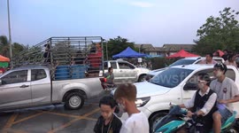 The happiest carnival on the planet as Thai people celebrate Thai New Year also known as Songkran festival.