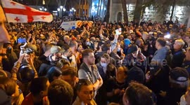 Georgia: Thousands Protest Against Foreign Agents Bill Outside Parliament In Tbilisi 3