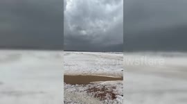 Rain And Hail Batter Saudi Arabia