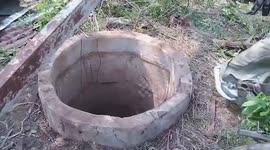 Locals rescue lost pet dog stuck in 33ft deep well