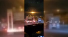 Iran moving military and war equipment on Azadegan highway in Tehran