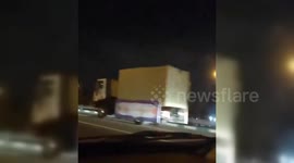 Iranian military moves missiles and drones through the country following attack on Israel