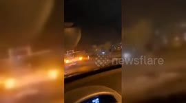 Drones and missiles are moved within Iran