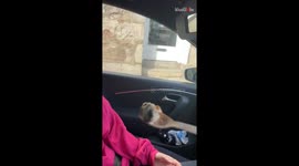 Girl says no to ice cream but then immediately changes her mind