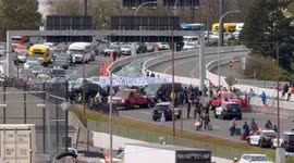 US: 46 People Arrested After Pro-Palestinian Protesters Block Road To Sea-Tac Airport 2