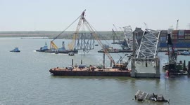 Criminal investigation launched into Baltimore bridge collapse as debris removal continues