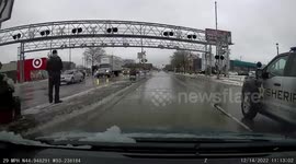 Sheriff Cuts Off Driver