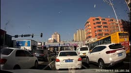Debris fall from high-rise following gas explosion in northern China