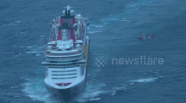 US Coast Guard performs medevac operation from Disney cruise ship