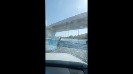 Record rainfall turns Dubai streets into rivers: video shows driving through flooded roads