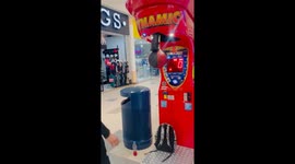 Man gears up to break boxing machine record; gets defeated by epic botch