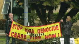 Protesters in Los Angeles call for permanent ceasefire in Gaza