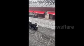 Intense hail and flooding hits Mexico's Saltillo