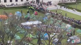 US: Over 100 Arrested At Columbia University After Police Clear Pro-Palestinian Protest