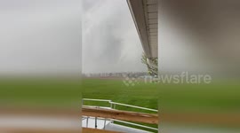 USA: Tornado ripping through the area of Windham, OH
