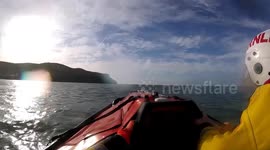 UK: Heroic Rescue of A Dog in Water off Llandudno Coast