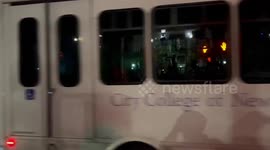 USA: Speech at the Pro-Palestinian demonstraion in Manhattan, New York