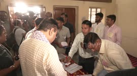 Rajasthan Chief Minister casts vote in general election of India