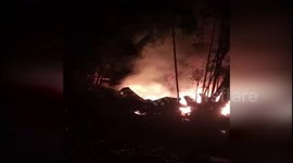 Massive Fire In A Densely Populationd Settlement, In North Toraja, South Sulawesi. Destroyed 3 Units Of Traditional Toraja Houses And 2 Houses Owned By Citizens, Loss Of More Billions Of Rupiah