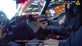 US: Heroic Efforts Pull Man from Hudson River Depths in New York