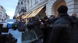Desperate Housewives actor Eva Longoria arrives at the Birthday celebration of Victoria Beckham