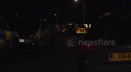 Police officer taken to hospital after incident prompting large police presence - Derbyshire, UK