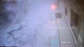 Wall collapses killing two girls and three men in India