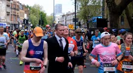 London Marathon runners fly through the Capital's streets in creative and wacky costumes