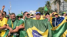 Demonstration called by former president Jair Bolsonaro (PL) held this Sunday (21), on Copacabana beach
