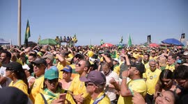Demonstration called by the former president of Brazil Jair Bolsonaro (PL) held this Sunday (21), on Copacabana beach