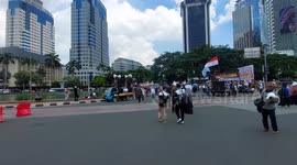 Demonstrations held in Jakarta over presidential election dispute trial result