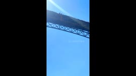 Bungee jumping dive: thrilling plunge into Khuzestan waters